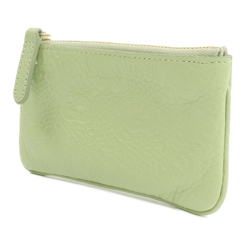 GUCCI 牛皮皮革GG Emblem Key&Coins Case-2