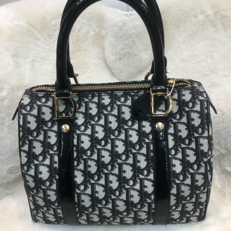 Dior 黑色老花波士頓-0