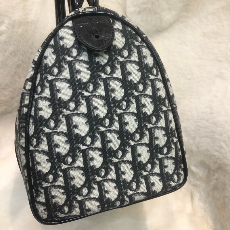 Dior 黑色老花波士頓-3