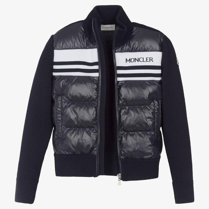 💎Han's house精品服飾💎 moncler 羽絨 拼接 外套 現貨 青年款 原價22700-7