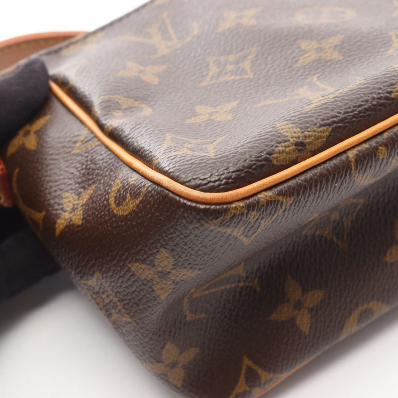 路易威登 (Louis Vuitton) Vivacite PM Monogram 單肩包/手提包，塗佈帆布皮革，女士棕色 M51165-8