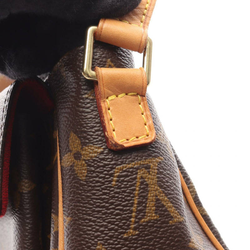 路易威登 (Louis Vuitton) Vivacite PM Monogram 單肩包/手提包，塗佈帆布皮革，女士棕色 M51165-9