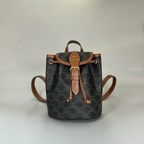CELINE  老花凱旋門後背包 MINI