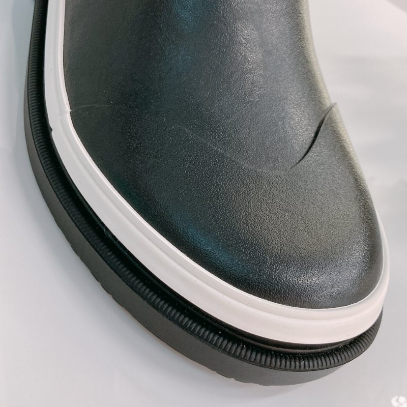 MS0721 Chanel 香奈兒 大腿根 高長靴 雨靴 橡膠 黑白色 Thigh High Rainboot Rubber Black x White-24
