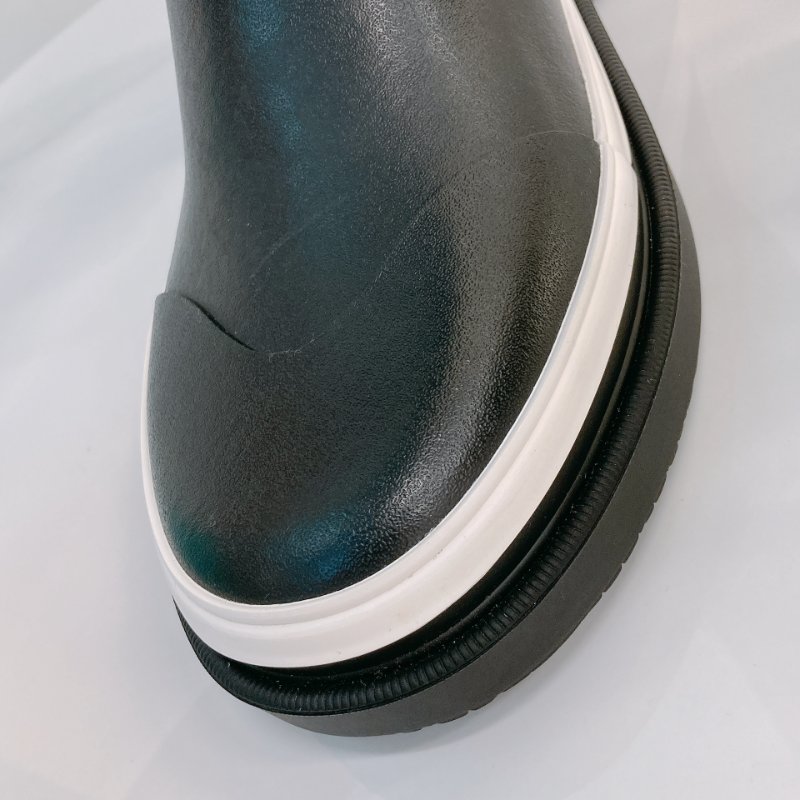 MS0721 Chanel 香奈兒 大腿根 高長靴 雨靴 橡膠 黑白色 Thigh High Rainboot Rubber Black x White-25