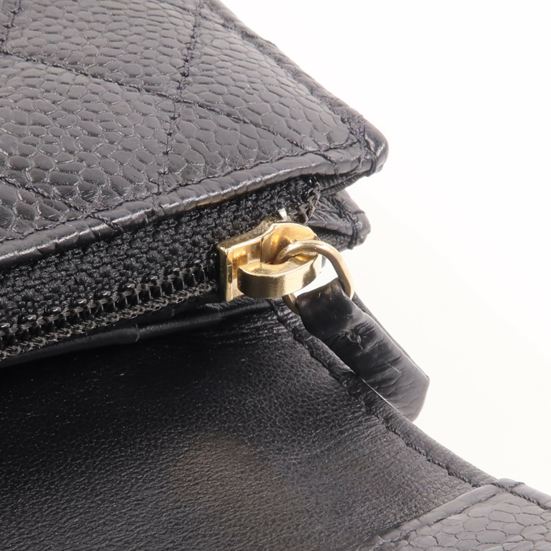 CHANEL 牛皮皮革Boy Small Flap Wallet錢包-9