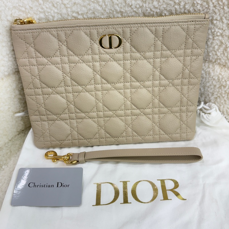 98新閑置品 Dior 迪奥 caro手包 手抓包 中号-9