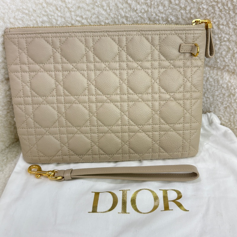 98新閑置品 Dior 迪奥 caro手包 手抓包 中号-10