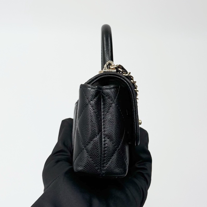 CHANEL Micro Coco Handle 荔枝菱格紋 🖤 夢幻超微型掌心包 🐾｜✨Wisher惟奢名品✨-2