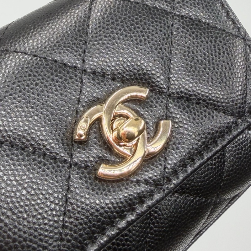 CHANEL Micro Coco Handle 荔枝菱格紋 🖤 夢幻超微型掌心包 🐾｜✨Wisher惟奢名品✨-8
