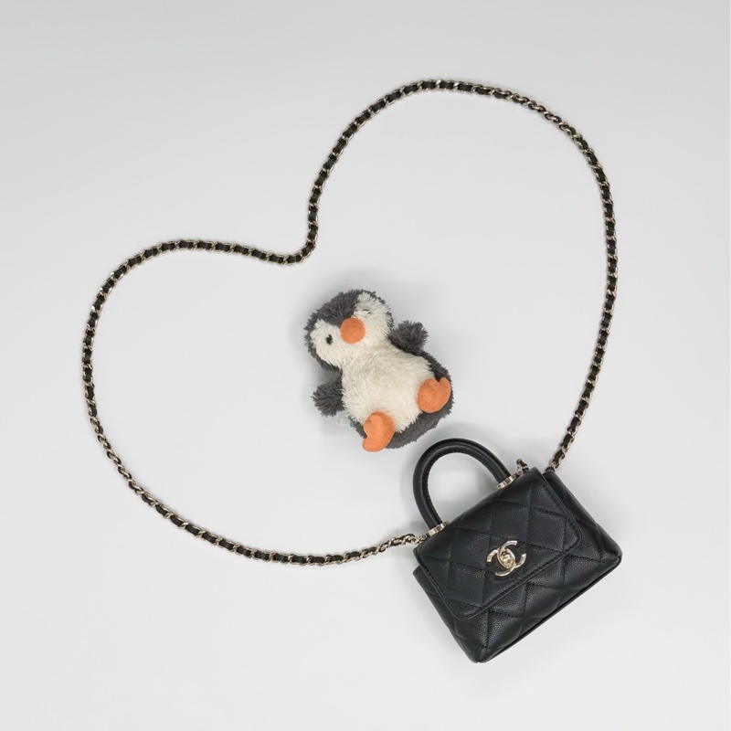 CHANEL Micro Coco Handle 荔枝菱格紋 🖤 夢幻超微型掌心包 🐾｜✨Wisher惟奢名品✨-14