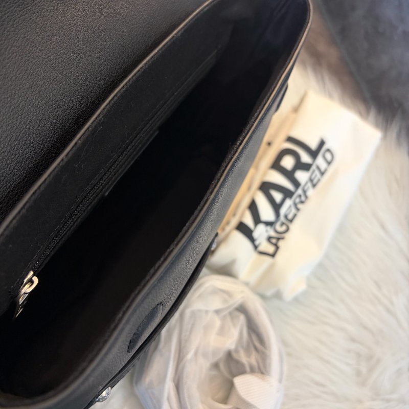 KARL 黑色卡爾小頭兩用包-4