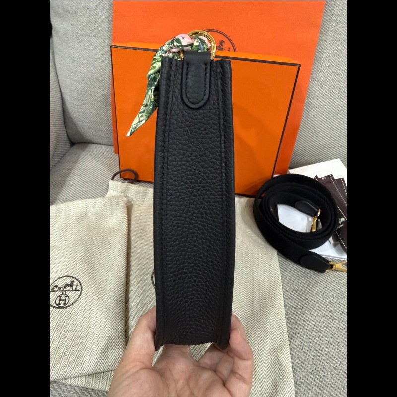 Hermes Evelyne Mini 黑色金扣 G刻-8