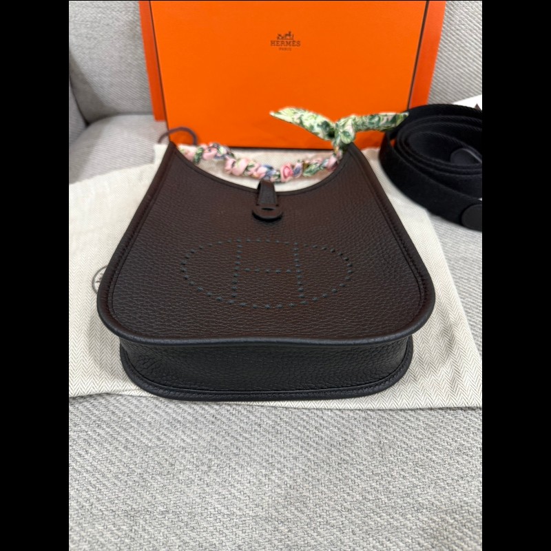 Hermes Evelyne Mini 黑色金扣 G刻-14
