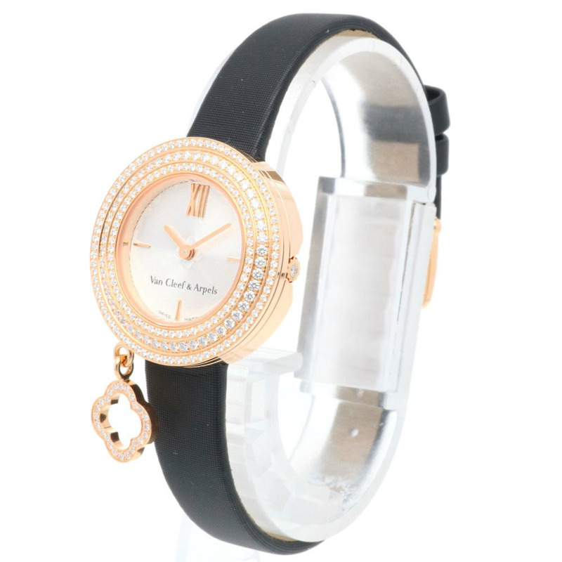 梵克雅寶 (Van Cleef & Arpels) Charm Mini 女士腕錶,18K 玫瑰金,石英機芯,型號 VCAR029700,鑲鑽錶圈-2