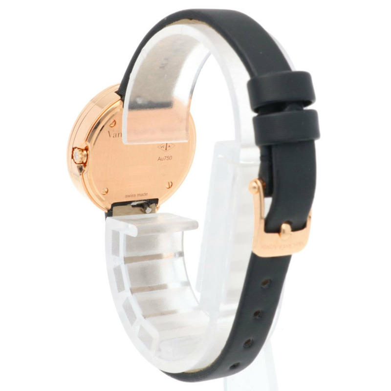 梵克雅寶 (Van Cleef & Arpels) Charm Mini 女士腕錶,18K 玫瑰金,石英機芯,型號 VCAR029700,鑲鑽錶圈-4