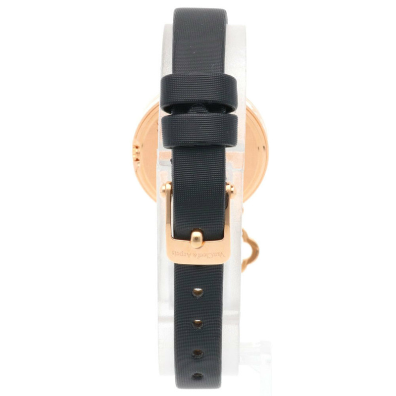 梵克雅寶 (Van Cleef & Arpels) Charm Mini 女士腕錶,18K 玫瑰金,石英機芯,型號 VCAR029700,鑲鑽錶圈-5