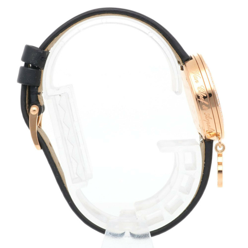 梵克雅寶 (Van Cleef & Arpels) Charm Mini 女士腕錶,18K 玫瑰金,石英機芯,型號 VCAR029700,鑲鑽錶圈-6