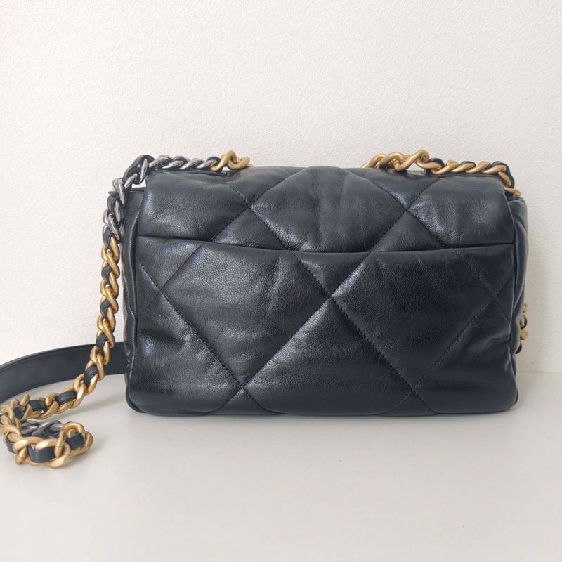 🌷有購證保卡款！Chanel 香奈兒 19bags 小號 金扣-3
