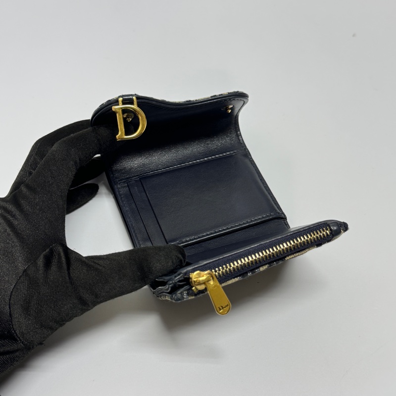 (超級新🆕) Dior Saddle 經典老花 馬鞍短夾 【專櫃24,000】-7