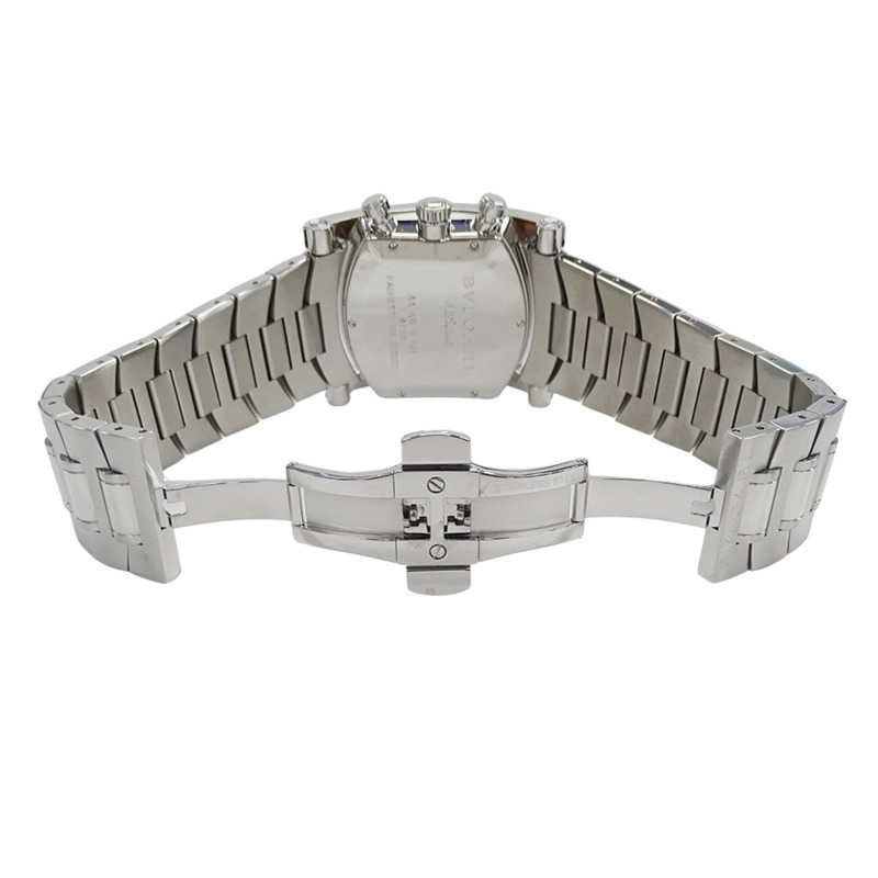 寶格麗 (Bulgari) 男士腕錶，品牌：Assioma 計時自動腕錶，不銹鋼 SS AA48SCH，銀色/黑色-3