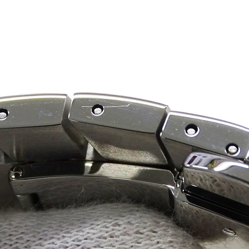 寶格麗 (Bulgari) 男士腕錶，品牌：Assioma 計時自動腕錶，不銹鋼 SS AA48SCH，銀色/黑色-9