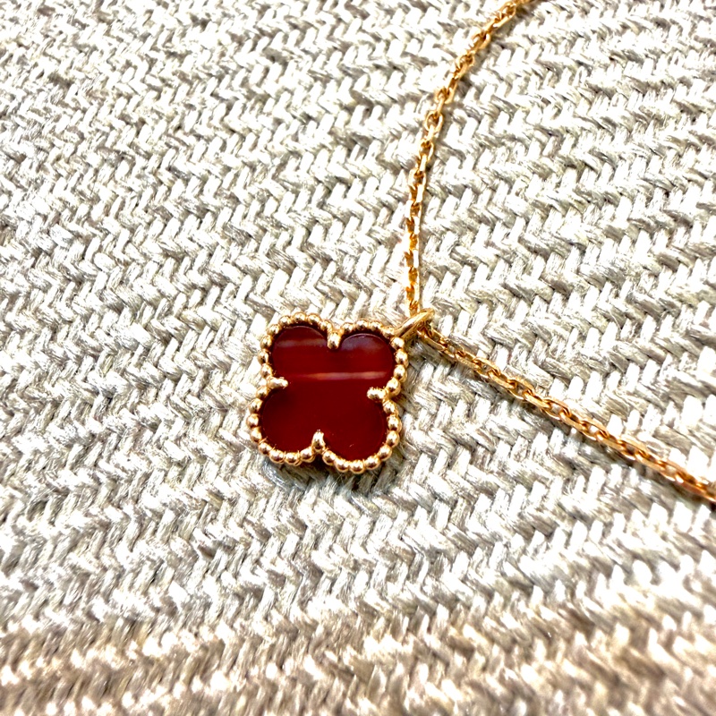 ❤️今年3月從台中遠百專櫃購買❤️mini紅玉髓單花🌸極新！！-1