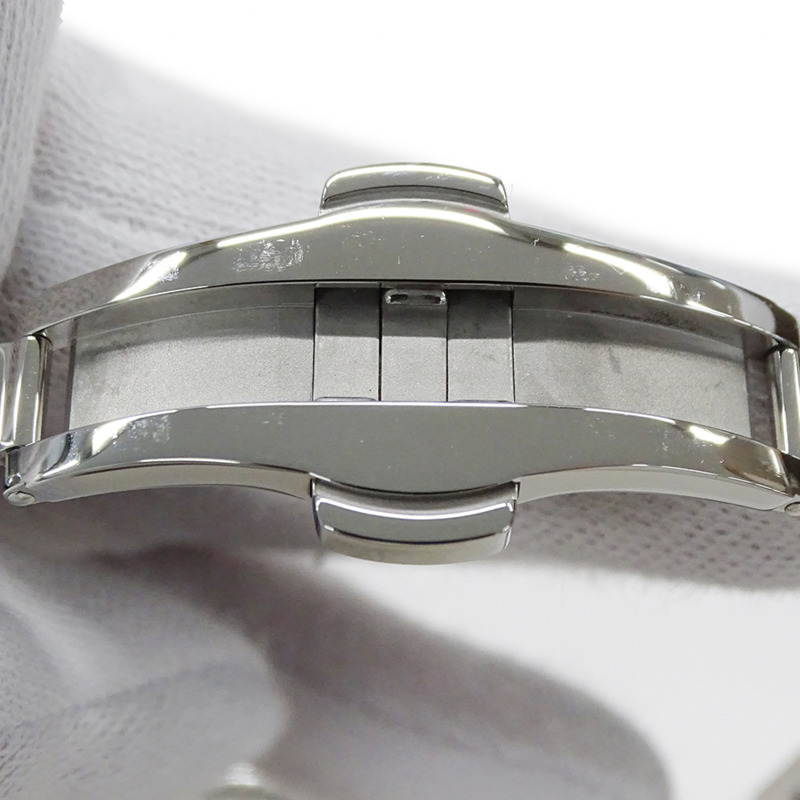 寶格麗 (Bulgari) 男士腕錶，品牌：日期自動上鍊 AT 不鏽鋼 SS BB41S 銀色黑色開背錶殼-8