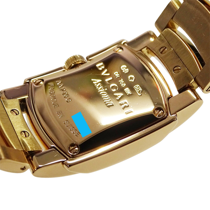 寶格麗 (Bulgari) 女士腕錶，品牌：Assioma，鑽石石英機芯，QZ，750PG 18K 玫瑰金，AAP26G-7