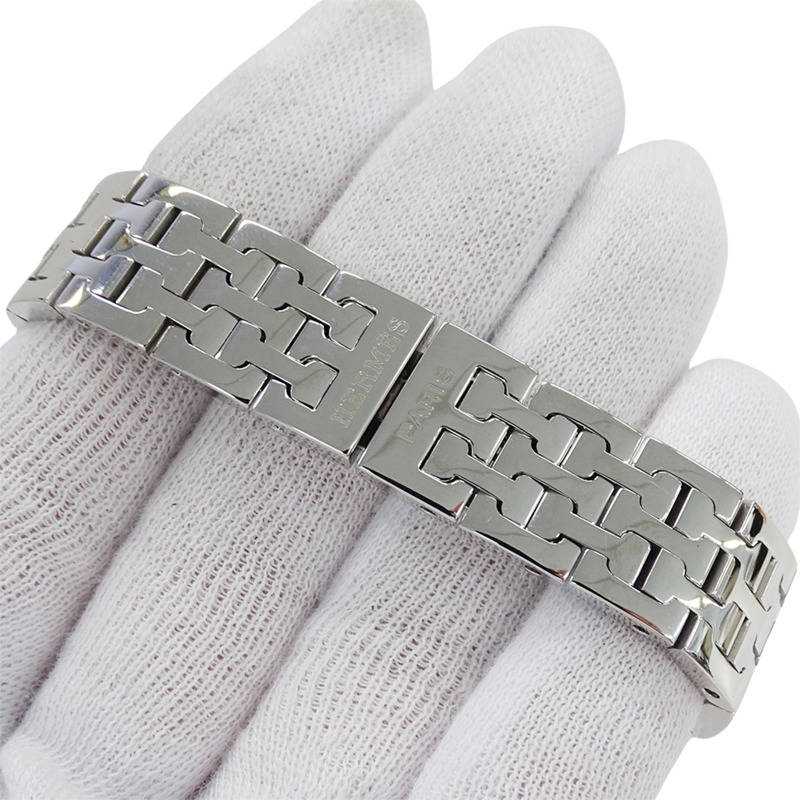愛馬仕 (Hermes) 女士腕錶品牌 H-Watch 石英 QZ 不鏽鋼 SS HH1.210 銀色黑色-5