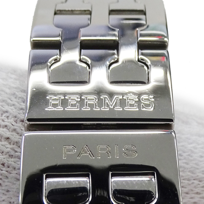 愛馬仕 (Hermes) 女士腕錶品牌 H-Watch 石英 QZ 不鏽鋼 SS HH1.210 銀色黑色-8
