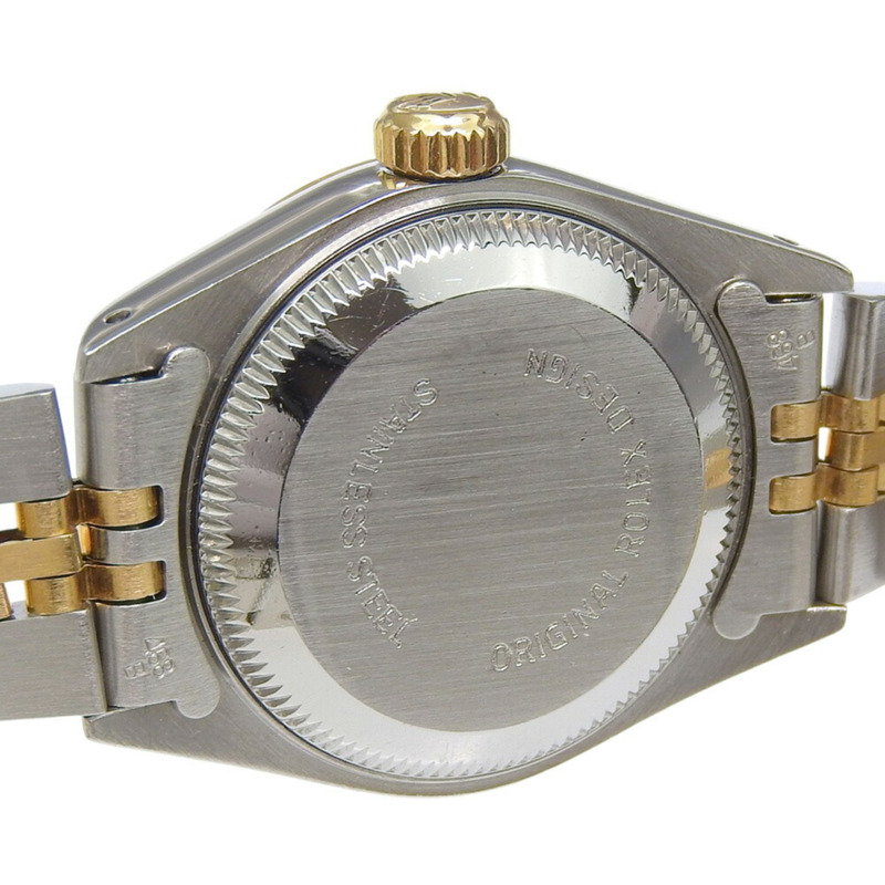 勞力士 Datejust 雙色腕錶 69173,序號在 96s 範圍內,香檳金錶盤,不鏽鋼,18K 黃金,2025 年 12 月大修,自動上鍊。-3
