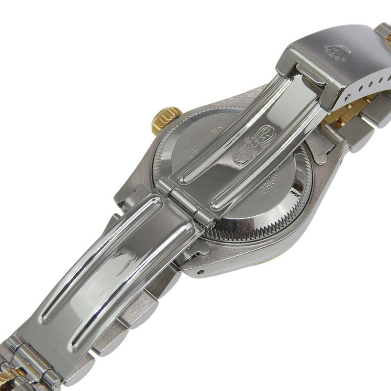 勞力士 Datejust 雙色腕錶 69173,序號在 96s 範圍內,香檳金錶盤,不鏽鋼,18K 黃金,2025 年 12 月大修,自動上鍊。-4