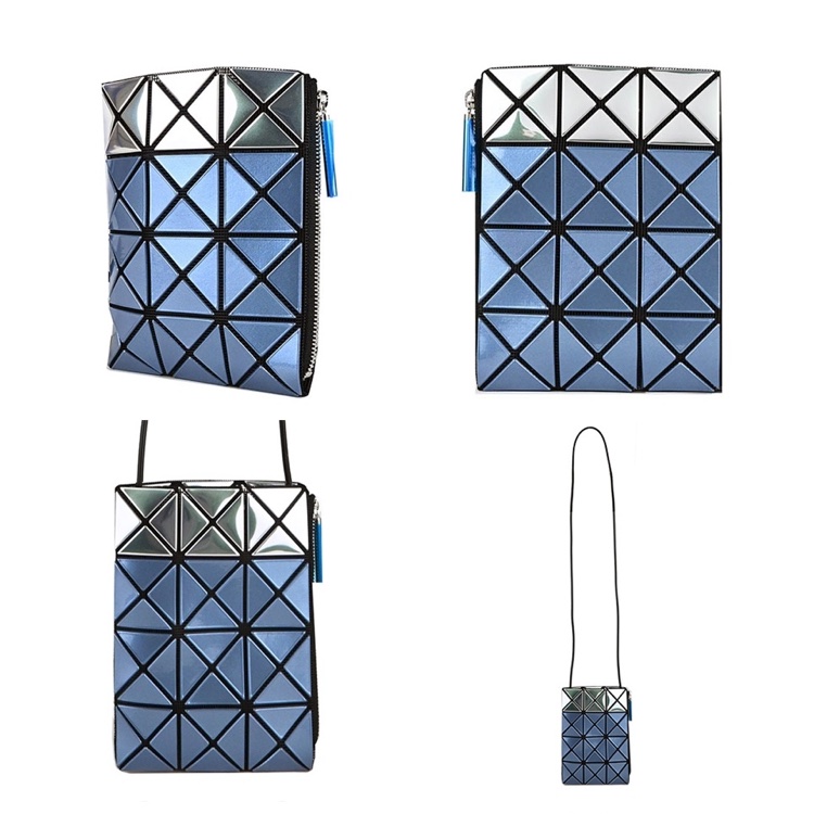 ISSEY MIYAKE 三宅一生 BAOBAO 3x4 雙色鏡面斜背萬用袋-6