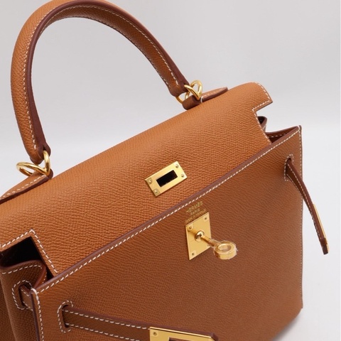 (2026 G stamp) 全新 Hermes Kelly bag 25 Sellier Gold Epsom Leather Gold Hardware