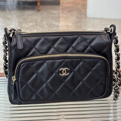 Chanel 香奈兒 25c黑金相機包小號
