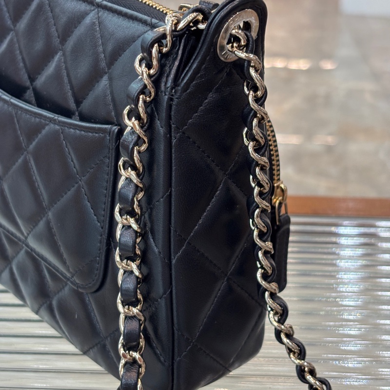 Chanel 香奈兒 25c黑金相機包小號-3