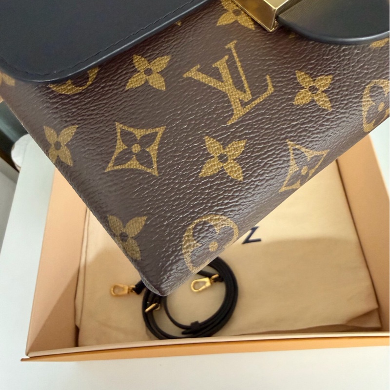 【有盒大全套✨全網優惠價❗️】LV Locky BB鎖頭包 經典老花拼黑色 手拎|斜背|單肩-7