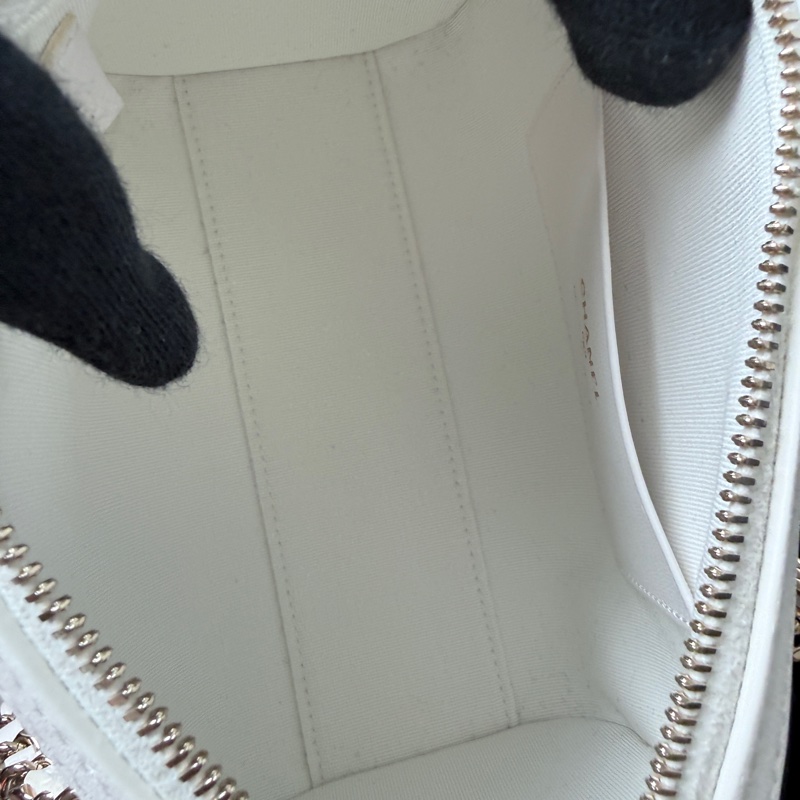 Chanel✨AP4515 2026櫃上新款 黑滾邊保齡球包鏈條包白雪公主包圓筒包 台灣購證-28