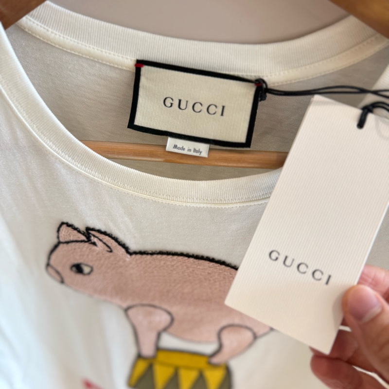 Gucci 👍🏻 刺繡豬豬🐽 100%Real正貨-1