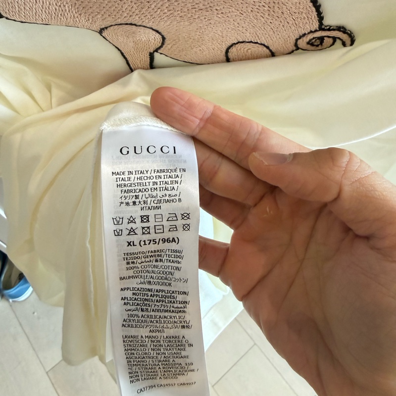 Gucci 👍🏻 刺繡豬豬🐽 100%Real正貨-3