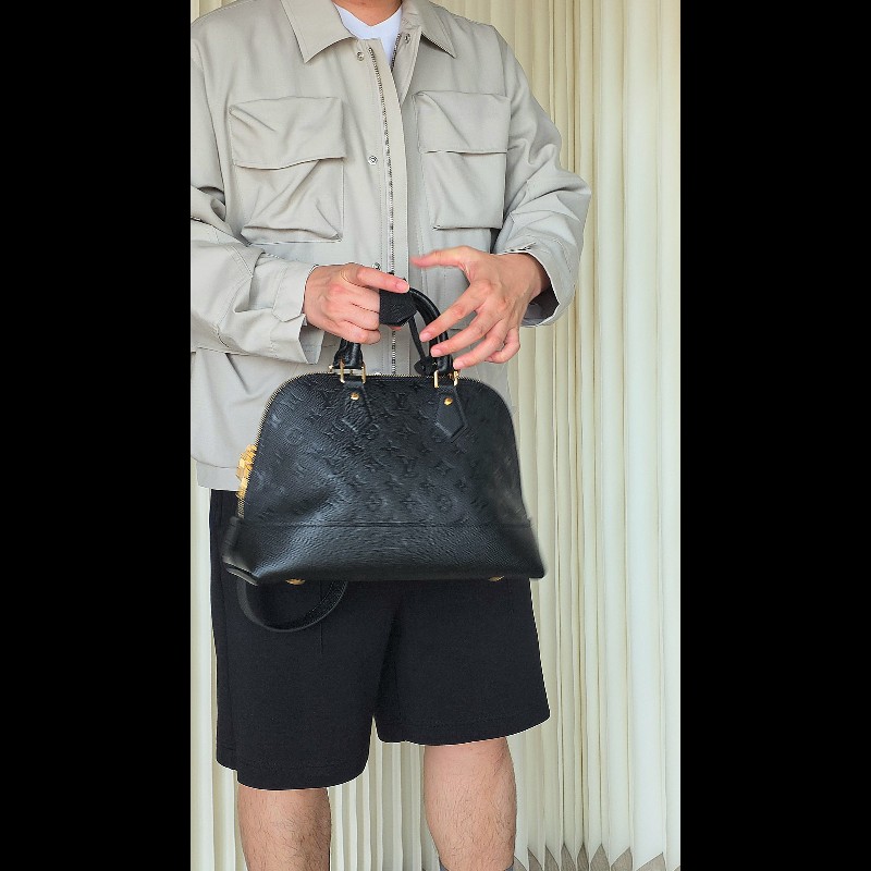 Louis Vuitton Black Monogram Empreinte Neo Alma PM-3