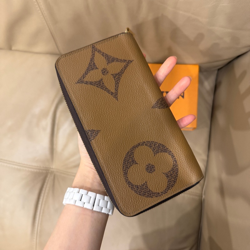 全新 晶片款❤️ #lv #老花 #新款 #拉鍊 #長夾-4
