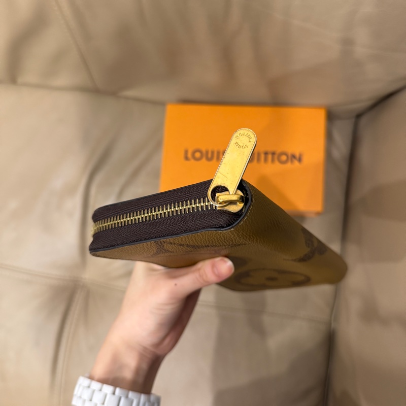 全新 晶片款❤️ #lv #老花 #新款 #拉鍊 #長夾-5