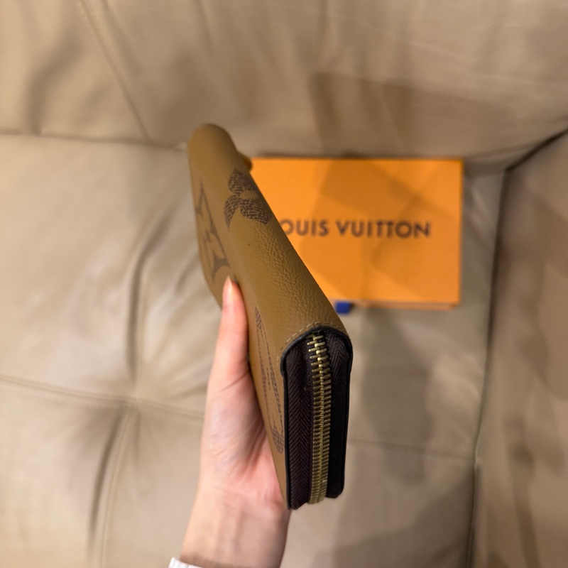 全新 晶片款❤️ #lv #老花 #新款 #拉鍊 #長夾-6