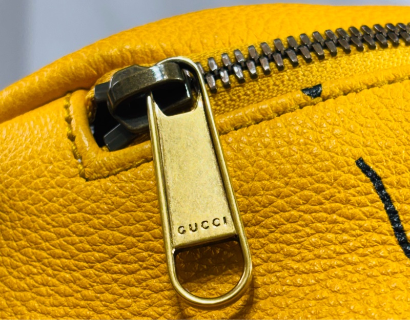 ‼️全台唯一 全新全配 Gucci 古馳 CocoCapitán聯名款 黃大腰包 胸包-5