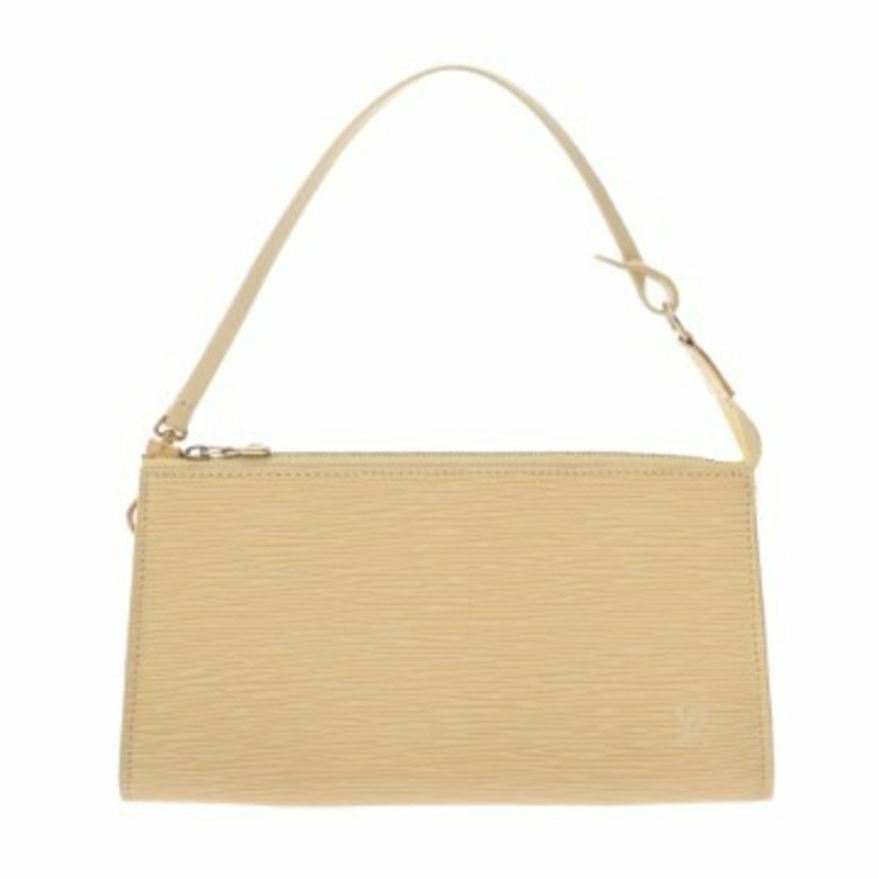 路易威登 Louis Vuitton Epi Pochette Accessoires Vanilla M5294A 女士皮革配件包 A 級二手 Ginzo-0