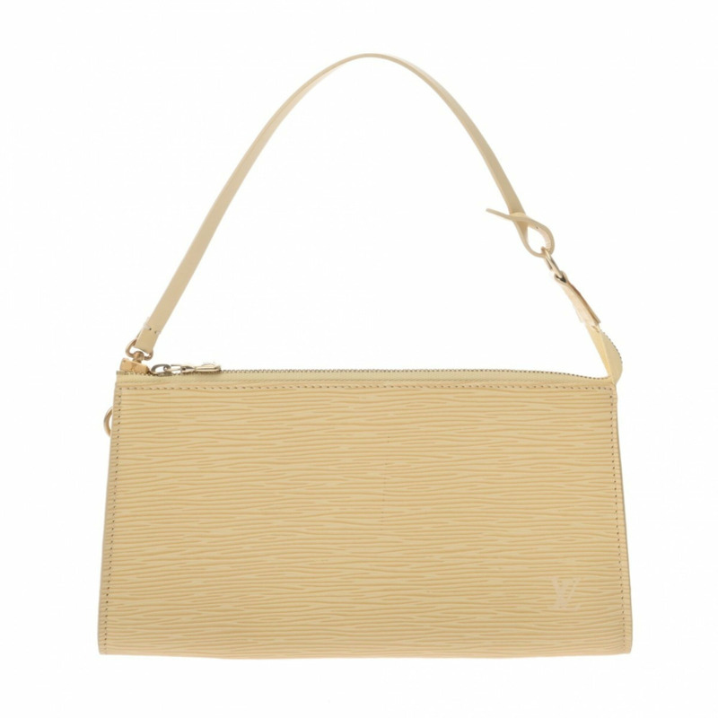 路易威登 Louis Vuitton Epi Pochette Accessoires Vanilla M5294A 女士皮革配件包 A 級二手 Ginzo-1