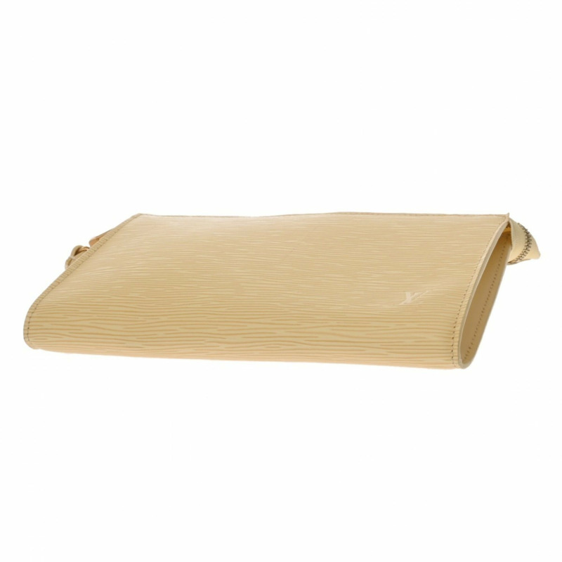 路易威登 Louis Vuitton Epi Pochette Accessoires Vanilla M5294A 女士皮革配件包 A 級二手 Ginzo-4