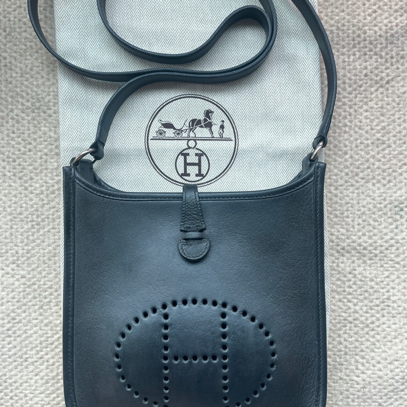愛馬仕頂級 Hermes Barenia Evelyne mini-0